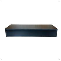 Mesa De Cabeceira Penteadeira 2 Gavetas Moderna Organizadora Compacta Suspensa 80x15x30cm Preto