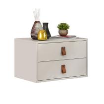 mesa de cabeceira pequena para quarto unic 45cm de parede suspensa com 2 gavetas estilo classico mesa de cabeceira pequena para quarto unic 45cm de parede suspensa com 2 gavetas estilo classico