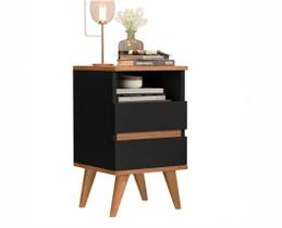 Mesa de Cabeceira Pop Design Moderno com Nicho Aberto