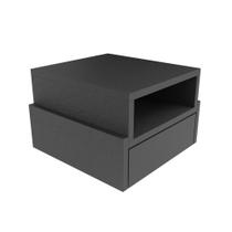 Mesa De Cabeceira Prateleira Com Gaveta Inferior Mdf Mesa De Cabeceira Prateleira Com Gaveta Inferior Mdf