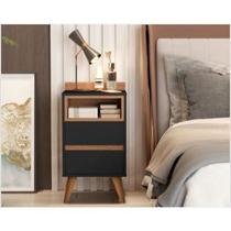 Mesa De Cabeceira Quarto Criado Pequeno - Preto