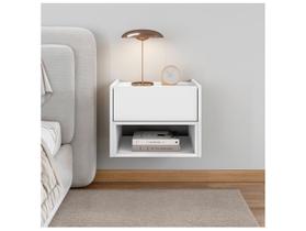 Mesa de Cabeceira Quarto Florença Suspensa com 1 Gaveta Mesa de Cabeceira Quarto Florença Suspensa com 1 Gaveta