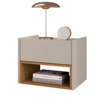 Mesa de Cabeceira Quarto Florença Suspensa com 1 Gaveta Mesa de Cabeceira Quarto Florença Suspensa com 1 Gaveta