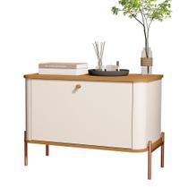 Mesa de Cabeceira Quarto Tucupí Com 1 Porta e Pés de Metal