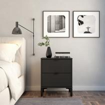 Mesa de Cabeceira Queens 2 Gavetas