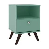 Mesa De Cabeceira Retrô Com Gaveta 58x40x38 Cm