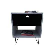 Mesa de Cabeceira Retro em MDF Hairpin Legs Mesa de Cabeceira Retro em MDF Hairpin Legs