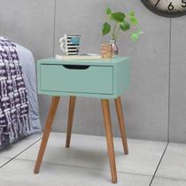 Mesa de Cabeceira Retrô Pés Palito Memphis