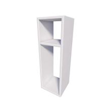 Mesa De Cabeceira Safira Pequena 20x20x60cm Branco Quarto Sala Mesa De Cabeceira Safira Pequena 20x20x60cm Branco Quarto Sala