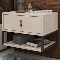 Mesa de cabeceira sigma casa d 0,32 de largura branco Mesa de cabeceira sigma casa d 0,32 de largura branco