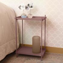 Mesa de Cabeceira Slim 60x37x27cm Wire Rubi