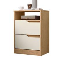 Mesa de Cabeceira Sole 2 Gavetas e Nicho Flex Albatroz