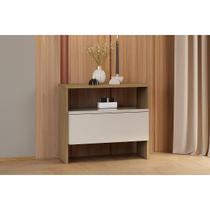 Mesa de Cabeceira Solteiro Detroit Freijo Cumaru c/ Fendi - Novo Horizonte Mesa de Cabeceira Solteiro Detroit Freijo Cumaru c/ Fendi - Novo Horizonte