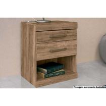 Mesa de Cabeceira Solteiro Plus c/ 2 Gavetas Atacama - Santos Andirá Mesa de Cabeceira Solteiro Plus c/ 2 Gavetas Atacama - Santos Andirá