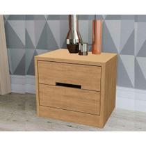 Mesa de Cabeceira Solteiro S822 c/ 2 Gavetas Canela - Kappesberg