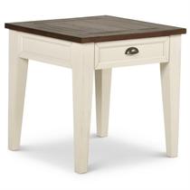 Mesa de cabeceira Steve Silver Cayla Dark Oak/White Hardwood