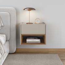 Mesa de Cabeceira Suspensa 1 Gaveta Florença Casa D