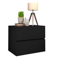 mesa de cabeceira suspensa com gaveta slim pequena para cama