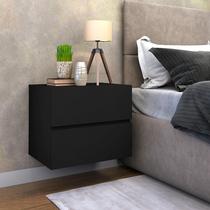 Mesa De Cabeceira Suspensa Eros 45cm De Parede Com Ajuste de Altura Ideal para Camas Altas Varias Cores Luxo