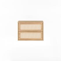 Mesa de Cabeceira Suspensa Har 2 Gavetas - 45 cm x 35 cm Mesa de Cabeceira Suspensa Har 2 Gavetas - 45 cm x 35 cm