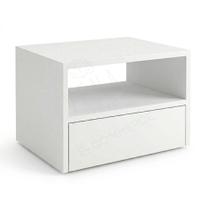 Mesa De Cabeceira Suspensa mesa de cabeceira Parede Branca MDF 40cm Com Gaveta Nicho Quarto Mesa De Cabeceira Suspensa mesa de cabeceira Parede Branca MDF 40cm Com Gaveta Nicho Quarto