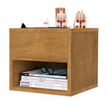 Mesa De Cabeceira Suspensa Mudo Box Quarto Cama Lalá Nature