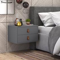 mesa de cabeceira suspensa para quarto cama de casal/queen unic 45 cm com gavetas puxadores em alça mesa de cabeceira suspensa para quarto cama de casal/queen unic 45 cm com gavetas puxadores em alça