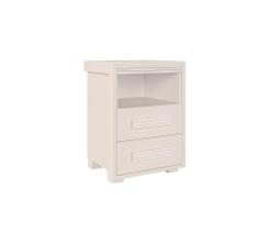 Mesa de Cabeceira Tóquio Moderna 100% Mdf 2 Gavetas Fenix