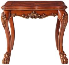 Mesa de cabeceira Yardlio Dresden Square Claw Leg Gold Accent