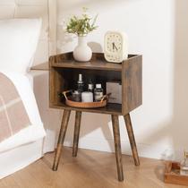 Mesa de cabeceira Yoobure Mid Century Modern para espaços pequenos