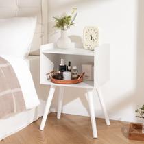 Mesa de cabeceira Yoobure Mid Century Modern para espaços pequenos