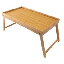 Mesa De Café da Manhã Bandeja De Cama Servir Dobrável Bambu Notebook
