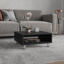 Mesa de café Tuhome Eclipse Black 25x60x60 cm Mesa de café Tuhome Eclipse Black 25x60x60 cm