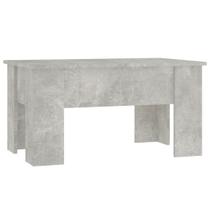 Mesa de café VidaXL Concrete Grey Engineered Wood 79x49x41cm Mesa de café VidaXL Concrete Grey Engineered Wood 79x49x41cm