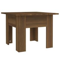 Mesa de café vidaXL Modern Brown Oak Finish 55x55x42 cm