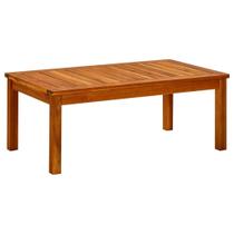 Mesa de café VidaXL Outdoor Side Solid Acacia Wood 90x50x36cm