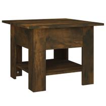 Mesa de café VidaXL Smoked Oak Engineered Wood 55x42cm