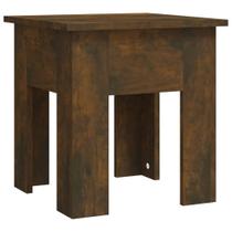 Mesa de café vidaXL Square Sumed Oak Engineered Wood 42cm Mesa de café vidaXL Square Sumed Oak Engineered Wood 42cm