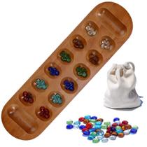 Mesa de café WE Games African Stone Game Solid Wood