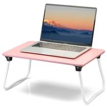 Mesa de cama portátil dobrável Lap Desk ZEAPTAC 29x44x21 cm rosa Mesa de cama portátil dobrável Lap Desk ZEAPTAC 29x44x21 cm rosa