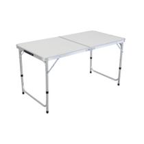 Mesa de Camping Dobrável 120cm - Branca - Utilika distribuidora