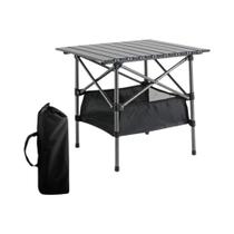 Mesa De Camping Dobrável Leve Com Bolsa De Transporte, Organizador Multifuncional Para Piqueniques E
