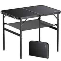Mesa de camping dobrável portátil Anbte 91 x 61 cm