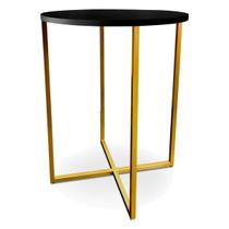 Mesa De Canto Alta Gana - Dourada/Villandry Mesa De Canto Alta Gana - Dourada/Villandry