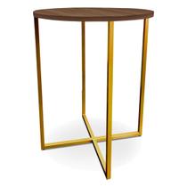 Mesa De Canto Alta Gana - Dourada/Villandry Mesa De Canto Alta Gana - Dourada/Villandry