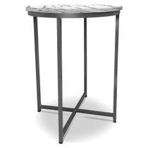 Mesa De Canto Alta Gana - Prata/Vulcano Mesa De Canto Alta Gana - Prata/Vulcano