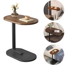 Mesa de Canto Apoio Lateral Estilo Industrial Em MDF e Ferro Oval Para Canto 45x28x59,5cm Mesa de Canto Apoio Lateral Estilo Industrial Em MDF e Ferro Oval Para Canto 45x28x59,5cm