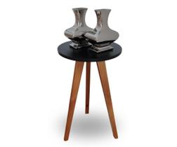 Mesa de Canto e apoio lateral Eiffel Preta