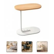 Mesa De Canto E Apoio Lateral Para Notebook E Objetos Encaixe Sofá Cama Multiuso