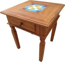 Mesa de Canto Elis em Madeira de Demolição - Cód 2377 Mesa de Canto Elis em Madeira de Demolição - Cód 2377